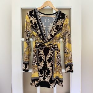 Tunic Versace style long sleeves